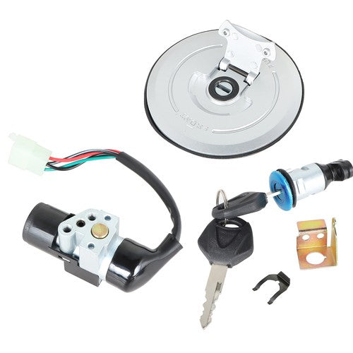 Solid Spare Ignition Switch Fuel Gas Cap Lock Key Set For Honda Grom 125 AC MSX125 2014-2015