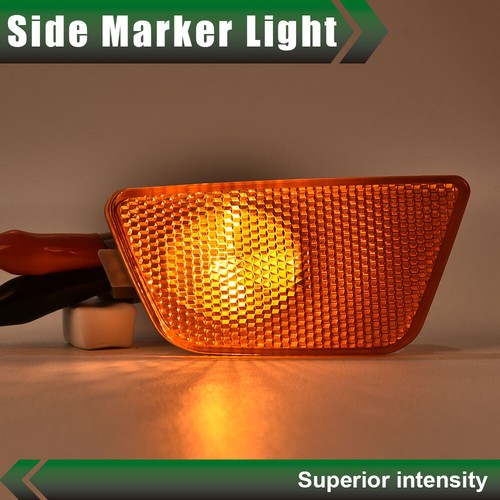 Solid Spare For Chevy Cruze 2011-2015 Front Bumper Reflector Side Marker Light Assembly R&L