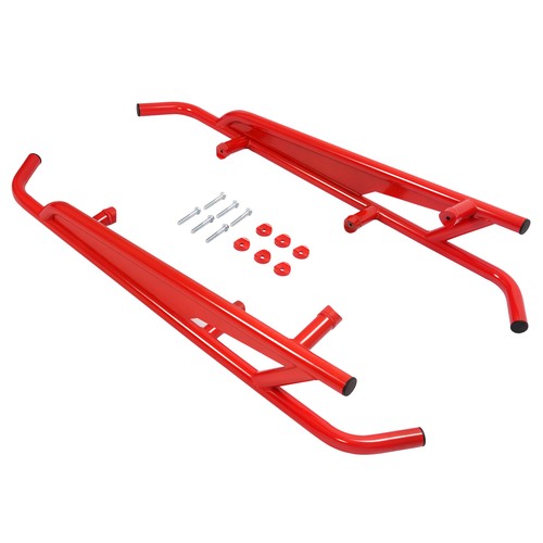 Solid Spare Side Nerf Bars Rock Slider 2-Seater Tree Kicker For Can Am Maverick X3 2017-2024