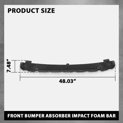 Solid Spare Front Lower Bumper Impact Absorber Fit For 2020-2025 Toyota Corolla SE XSE