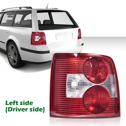 Solid Spare Fit For 00-05 Volkswagen Passat B5 Wagon Left Driver Side Tail Light Brake Lamp