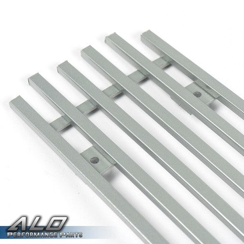 Solid Spare Fit For 2009-2014 Nissan Maxima Front Lower Bumper Silver Billet Grille Insert