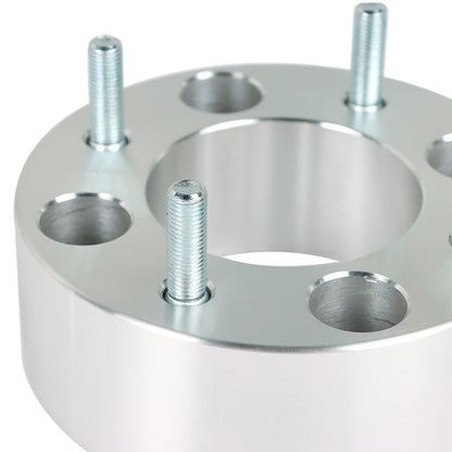 Solid Spare Wheel Spacers For Honda Rincon 680 4x110 2" 74mm M10x1.25 Silver X2