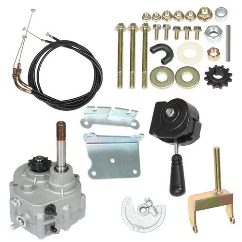Solid Spare Transmission Forward Reverse Gear Box Replacement For Go Kart 2HP-13HP Engine