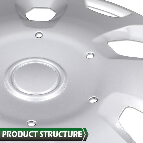 Solid Spare Fit For 2010-2013 Ford Transit Connect Van 15" Wheel Cover Hub Cap Full Rim Hub