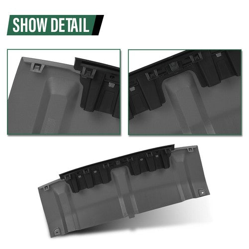 Solid Spare Front Bumper Lower Trim Gray Fit For 15-19 Land Rover Discovery Sport L550 2.0L