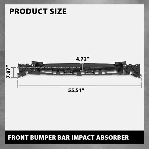 Solid Spare Fit For 2016-2017 Ford Explorer Front Bumper Bar Impact Absorber FB5Z17C882C