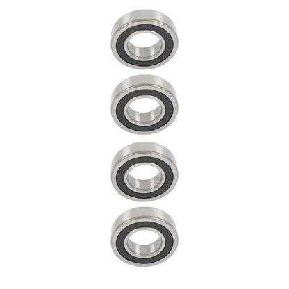 Solid Spare 4Pcs 62/32-2RS Bearings 32×65×17mm Double Rubber Seals Deep Groove Ball Bearing