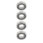 Solid Spare 4Pcs 62/32-2RS Bearings 32×65×17mm Double Rubber Seals Deep Groove Ball Bearing