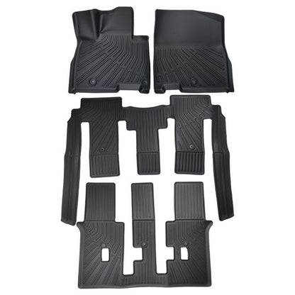 3 Row Floor Mat For 2022-25 Kia Carnival MPV 8 Models TPE Liner All Weather