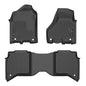 Solid Spare Fit For 19-24 Ram 2500/3500 Crew Cab All Weather TPE Floor Mats Protection Liner