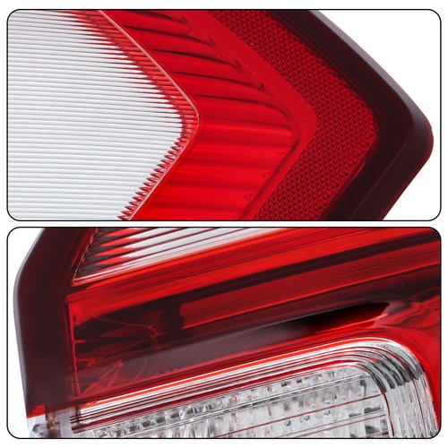 Solid Spare Clear&Red Tail Lights For Ford Expedition 2018-2021 Right+Left Side Halogen Type