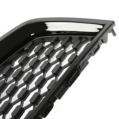 Solid Spare Black Front Upper & Lower Bumper Grille Honeycomb Style For 10-15 Chevy Equinox