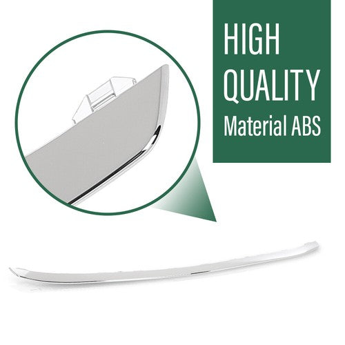 Solid Spare Front Bumper Grille Molding Fit For 2014-2016 Mercedes-Benz E250 E300 E350 E400