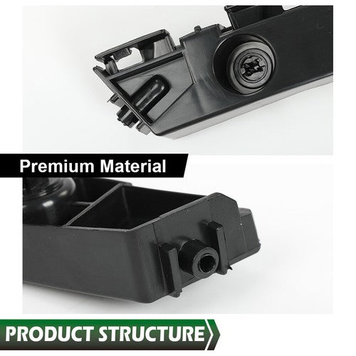 Solid Spare Fit For 2011-2020 Toyota Sienna Front Bumper Cover Retainer Brackets Pair