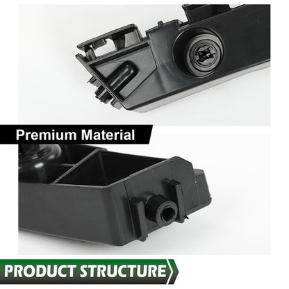 Solid Spare Fit For 2011-2020 Toyota Sienna Front Bumper Cover Retainer Brackets Pair