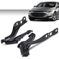 Solid Spare Fit For 2016-2022 Chevrolet Malibu Driver+Passenger Side Hood Hinge Set of 2
