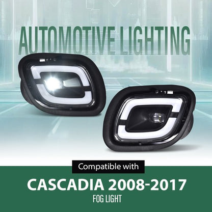Solid Spare LED Fog Lights Lamp White Color Fit For 08-17 Freightliner Cascadia Left+Right