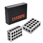 Solid Spare 2-4-6 Blocks 23 Holes Matched Pair Ultra Precision Machinist 246 Jig .0002"