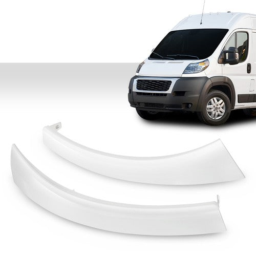 Solid Spare Fit For 14-22 Ram ProMaster 1500 2500 3500 White Headlight Filler Left+Right