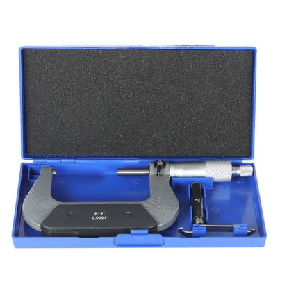 Solid Spare 2-3" Precision outside micrometer 0.0001" carbide tipped, standard USA