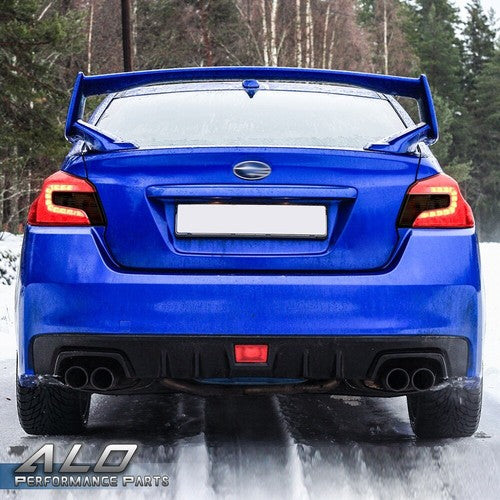 Solid Spare Fit For 2015-2020 Subaru WRX/ WRX STI Sedan Reverse Signal Light Tint Overlay
