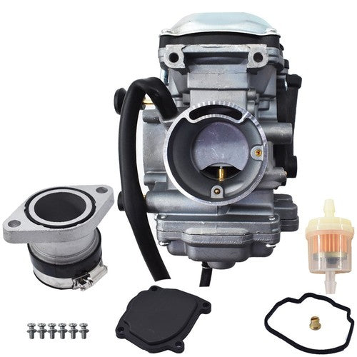 Solid Spare Carburetor For Yamaha Big Bear 250 & Intake Manifold Carburetor Boot New