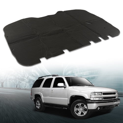 Solid Spare Fit For 2000-2006 Chevy Tahoe Suburban Hood Insulation Pad Heat Blanket & Clips