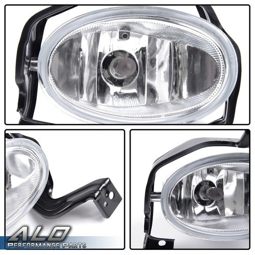Solid Spare Fit For 2010-2011 Honda CR-V CRV Clear Fog Lights Driving Lamps w/Switch+Harness