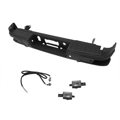 Solid Spare For 2019-2021 Chevy Colorado GMC Canyon Steel Rear Step Bumper Black NEW