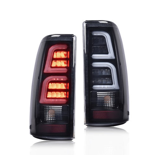 Solid Spare LED TUBE Tail Lights Fit For 99-2006 Chevy Silverado GMC Sierra Rear Brake Lamps