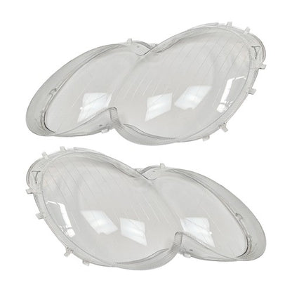1 Pair Clear Front Headlight Lens Cover For Mercedes-Benz W230 SL500 2003-2008