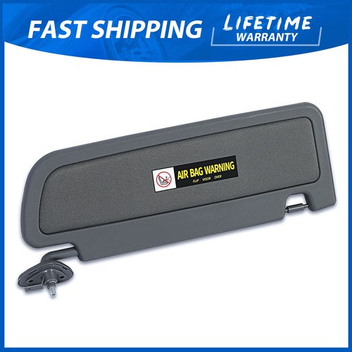 Solid Spare Driver Side Left Sun Visor For Honda Civic 2006 2007 2008 2009 2010 2011