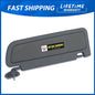 Solid Spare Driver Side Left Sun Visor For Honda Civic 2006 2007 2008 2009 2010 2011