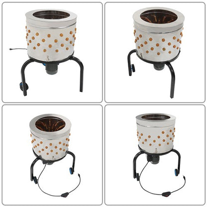 Solid Spare Chicken Plucker Machine 280RPM 120V 60Hz φ19.7 x H15.5 in /φ501 x H393mm
