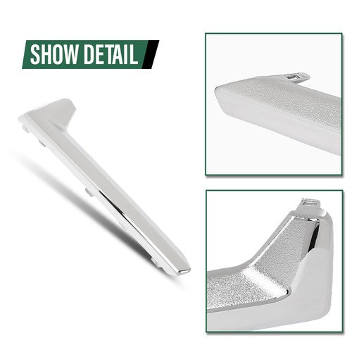 Solid Spare Fog Light Molding Trim Silver Fit For 2017-2018 Subaru Forester Left+Right