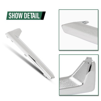Solid Spare Fog Light Molding Trim Silver Fit For 2017-2018 Subaru Forester Left+Right