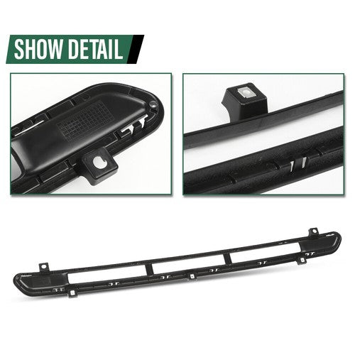 Solid Spare Fit For 2017-2021 Jeep Compass Front Bumper Center Grille Vent Mesh 5UT11RXFAC