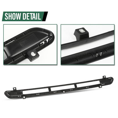 Solid Spare Fit For 2017-2021 Jeep Compass Front Bumper Center Grille Vent Mesh 5UT11RXFAC
