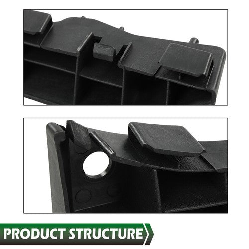 Solid Spare Fit For 2006-2011 Hyundai Accent Front Upper Bumper Bracket Left+Right Pair