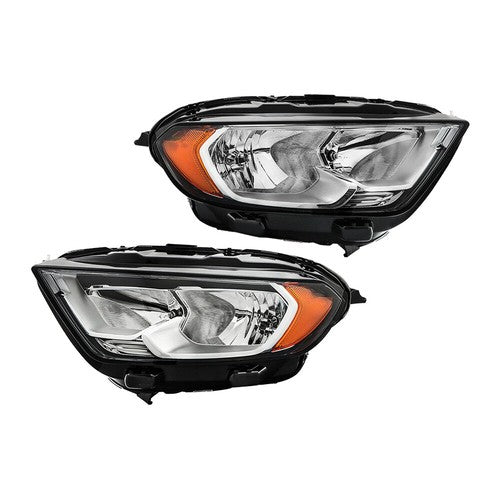 Solid Spare Pair For Ford EcoSport S Sport 2018-2022 Driver+Passenger Side Clear Headlights