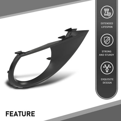 Solid Spare Fit For 2010-2015 Audi Q7 Front Bumper Fog Light Bezel Lamp Cover Right Side