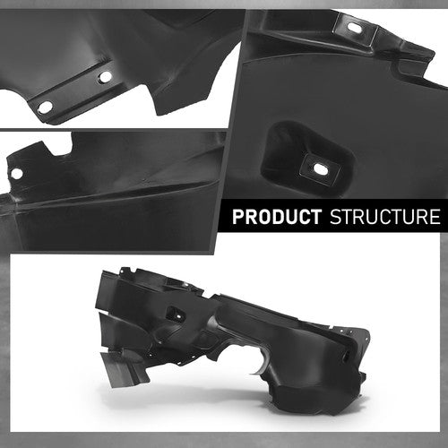 Solid Spare Front Fender Liner Splash Shield Left+Right Side Fit For 2012-2018 Ford Focus