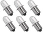 Solid Spare 18v Volt Xenon Replacement Flashlight Bulb for Dewalt DC509 (6 pack)