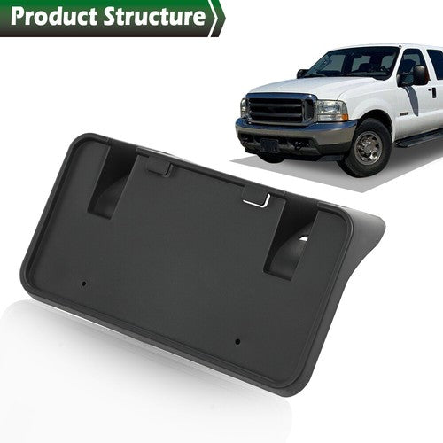 Solid Spare License Plate Front Mounting Bracket Fit For 1999-2004 Ford F250 F350 Super Duty