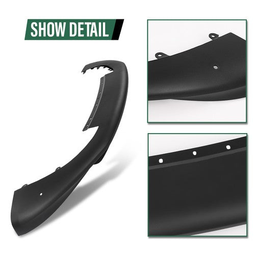 Solid Spare Front Air Dam Deflector Lower Valance Apron Fit For 2019-2021 Porsche Macan