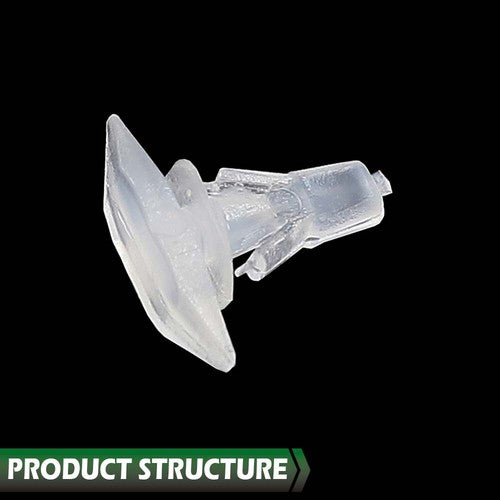 Solid Spare 25pcs Door Weatherstrip Clips 3/16" Hole- 1/4" x 5/8" Head Dia Fit For GM