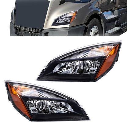 Solid Spare Left and Right Headlights For Freightliner Cascadia 2018-2023 A6601512002