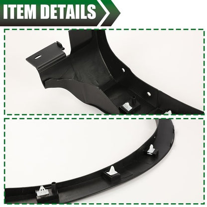 Solid Spare Front Right Side Fender Flare Wheel Arch Molding Fit For 2013-2017 Ford Escape