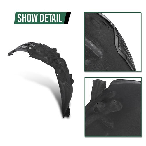 Solid Spare Front Fender Liner Splash Shield Fit For 2019-2022 Porsche Cayenne Left Side